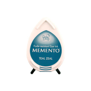 Memento Dew Drop Dye Ink Pad -Teal Zeal #MD602   712353246027