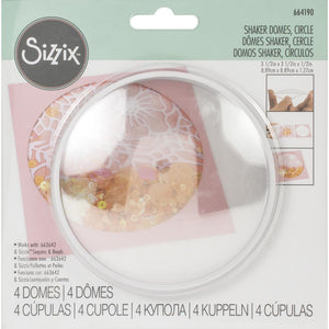 Sizzix Shaker Domes "Circle" 3" #664190  630454259275