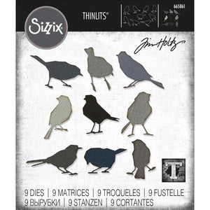 Sizzix Thinlits "Silhouette Birds" #665861 630454280163
