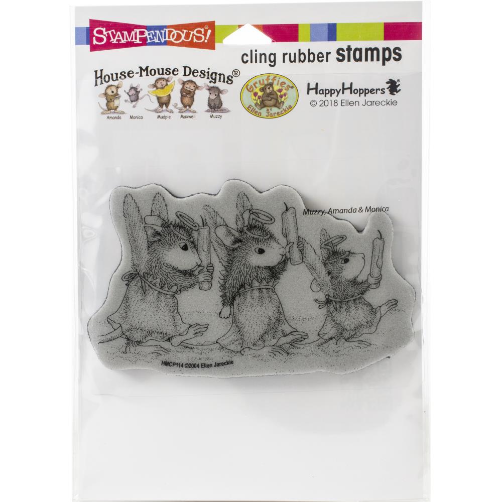 Stampendous House Mouse Cling Stamp-Angel Procession #HMCP114  744019236080